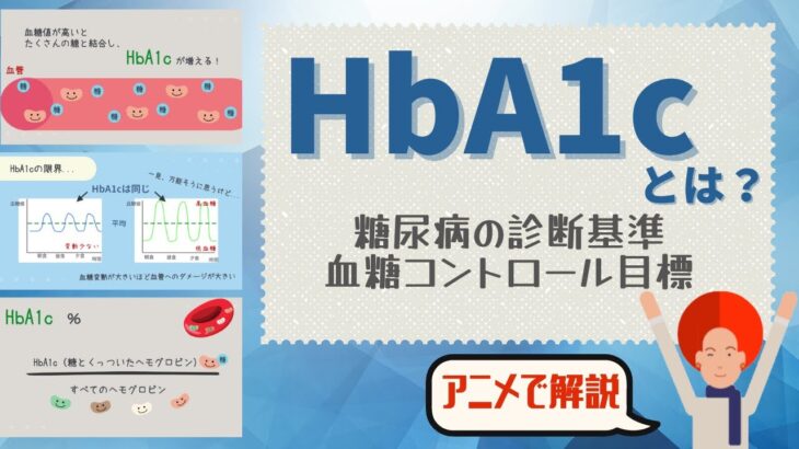 HbA1cって何？～糖尿病の診断基準、血糖コントロール目標と合わせて、糖尿病療養指導士の資格を持つ看護師が、解説します！～