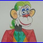 DESENHEI A NFT DO MACACO CORINGA #Shorts