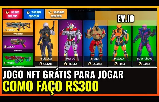 FAÇO R$ 300 JOGO NFT GRÁTIS PARA JOGAR, DIVERSÃO E LUCRO JUNTOS!