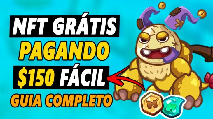 JOGO NFT GRÁTIS PAGANDO BEM! Como GANHAR DINHEIRO R$150 jogando MONSTERRA (FREE TO PLAY)