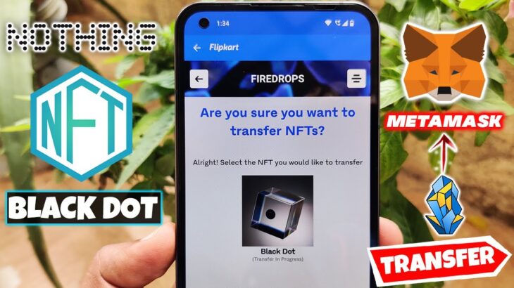 Nothing Black Dot NFT Transfer To MetaMask Wallet | Flipkart Fire drops | Nothing Community Dots