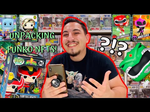 Opening Power Rangers Funko NFT Packs | Physical Redemption | GRAIL?!