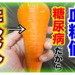 【糖尿病 Type1食事】根菜であるにんじん！糖質ご存知？知ってると便利そして糖尿病がにんじんを食べた血糖値推移は…