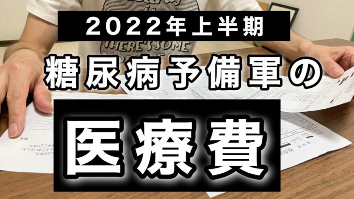 【糖尿病予備軍】半年間の医療費をさらっと紹介！