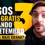 3 JOGOS NFT GRÁTIS PAGANDO BEM EM SETEMBRO