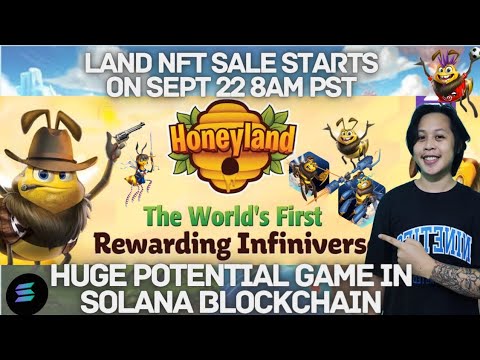 HONEYLAND REVIEW || LAND NFT SALE LIVE IN SEPT 22 8AM PST!! CryptoDope PH Review!!