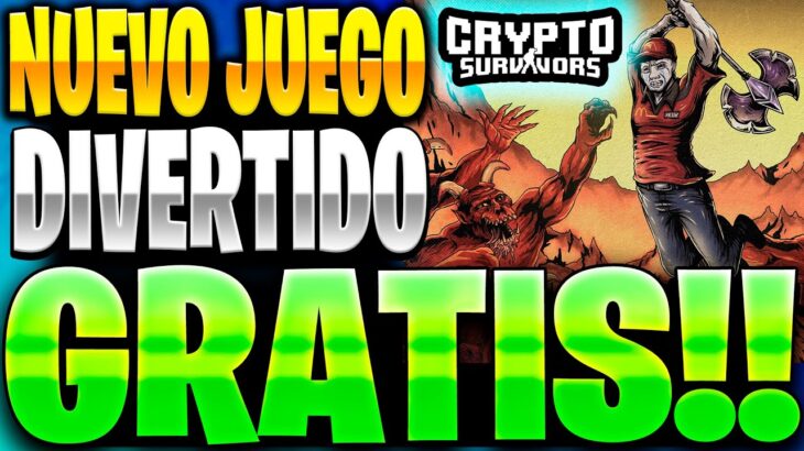 🔥JUGA YA y GANA DINERO GRATIS!!🤑NUEVO JUEGO NFT GRATIS SIN INVERSION🔥CRYPTO SURVIVORS NFT🤑