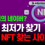 NFT계의 네이버! NFT 최저가, 숨은 NFT 찾기! [Edenloop]