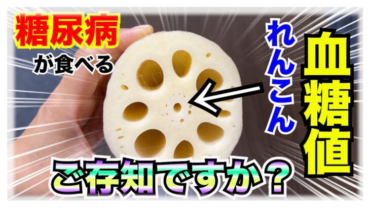 【糖尿病 Type1食事】糖尿病が食べるれんこんの血糖値推移ご存知ですか？知らなかったので糖尿病の私が確認してみた！その血糖値推移は…