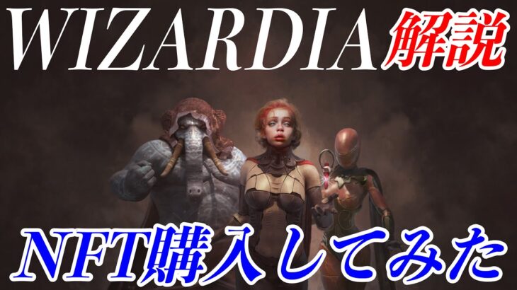 【Wizardia】注目NFTゲーム（ウィザーディア）の解説＆NFT買ってみた！