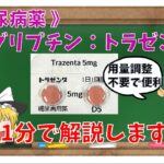 【薬学解説】糖尿病薬：リナグリプチン（トラゼンタ）