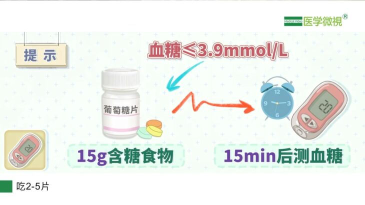 糖尿病患者低血糖会有什么表现？该怎么办？ 【医学微视】