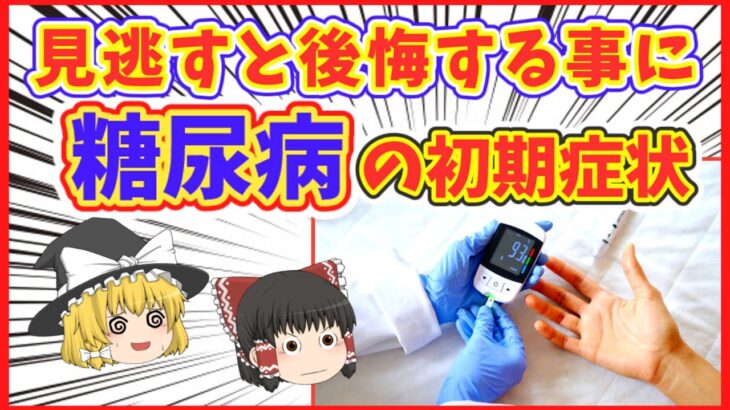 【ゆっくり解説】こんな症状があると危険！糖尿病になる前兆とは！？恐ろしい合併症はしめじとえのきだった【健康で長生き】