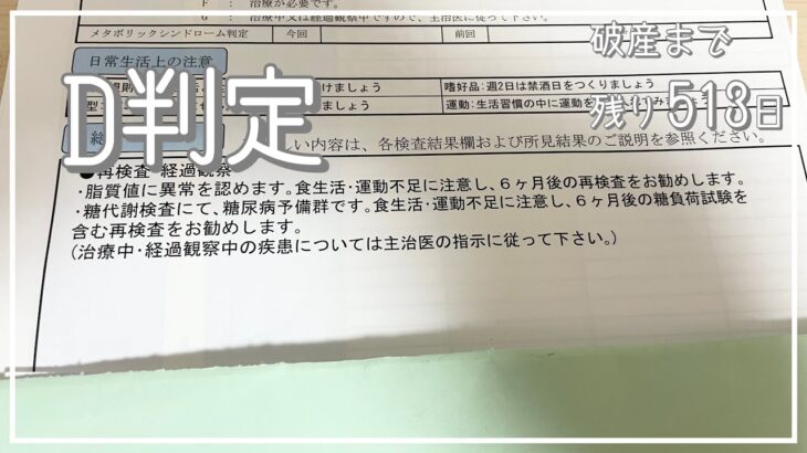 え、糖尿病予備群？まさかの結果に驚く無職  | 残り513日