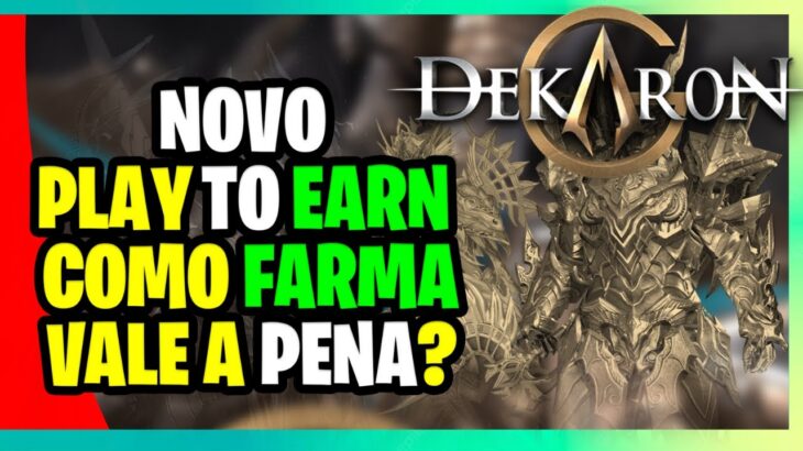 DEKARON G NFT  COMO FARMA OS TOKENS NO PLAY TO EARN