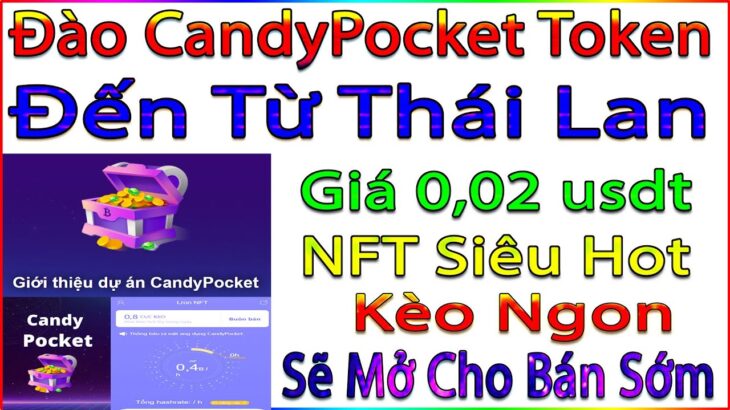 Đào CandyPocket Token NFT Đến Từ Thái Lan Siêu Hot (Sẽ Cho Giao Dịch Giá Ban Đầu 0.02 USDT)