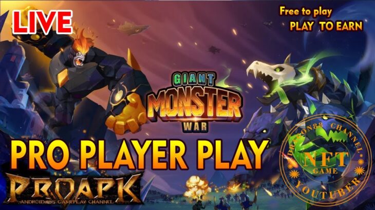 GIANT MONSTER WAR NFT GAMEPLAY