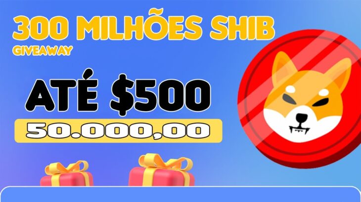 GIVEAWAY 300 MILHÕES SHIBA INU – SHIBA ETERNITY NOVO JOGO NFT GRÁTIS FREE TO PLAY GANHE SHIB INU