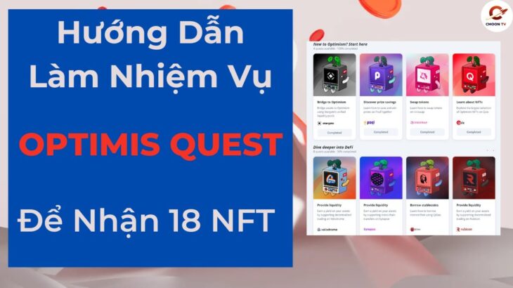 Hướng Dẫn Làm Nhiệm Vụ Optimis Quest Để Nhận 18 NFT – Cơ Hội Airdrop $OP