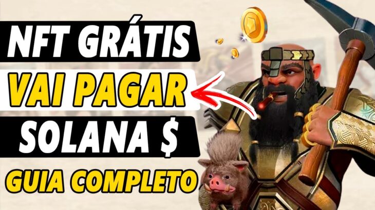 JOGO NFT GRÁTIS PAGANDO SOLANA! COMO GANHAR jogando SOLCRAFT FREE TO PLAY (Guia Completo)
