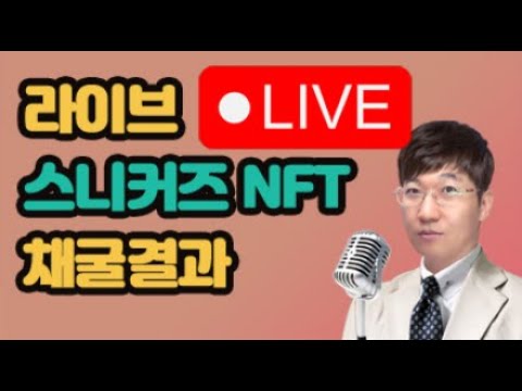 스니커즈 NFT 채굴결과 10월11일 D+40 – 라이브 LIVE! / 스테픈 NFT 채굴결과