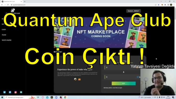 NFT Oyunu Quantum Ape Club | Token Çıktı !!