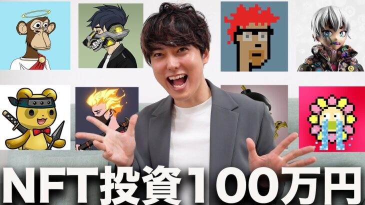 【大儲け？】話題のNFTに100万円を投資してみた結果！【ウォレット紹介編】