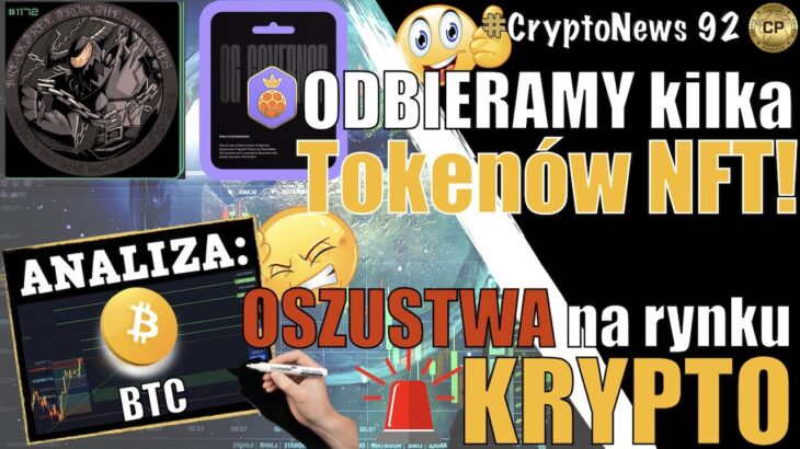 Oszustwo kryptowalutowe! Odbieramy kilka NFT | Zakładamy darmową domenę CRO | Analiza Bitcoina