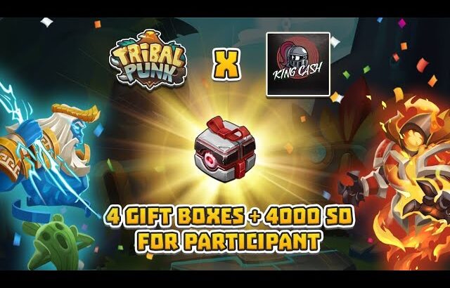 😱¡TODOS GANAN EN ESTE SORTEO DE BOXS Y TOKENS! ¡JUEGO NFT PARA GANAR DINERO! TRIBALPUNK!🤯