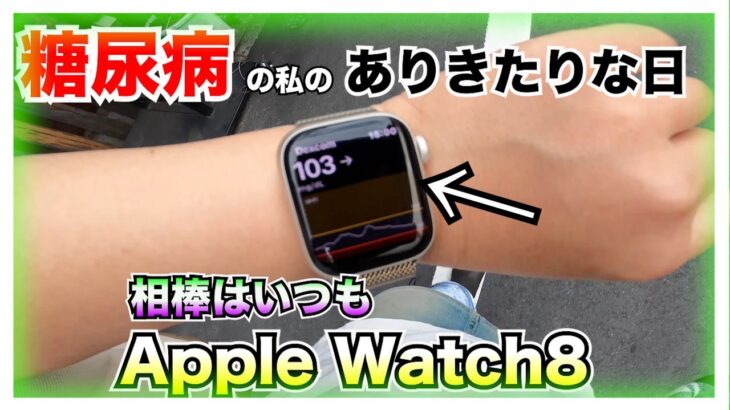 【糖尿病 　TYPE1】糖尿病の私のありきたりな日常…相棒ははApple Watch8〜ある１日〜