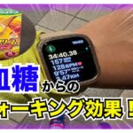 【糖尿病 Type1食事】糖尿病の私が飲んだコーンスープで高血糖からのウォーキングが興味深い血糖値推移を…DexcomG6・Apple Watch8で血糖値モニタリング！