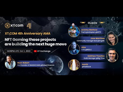 XT 4th Anniversary AMA: NFT Gaming those projects are building the next huge move