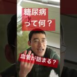 糖尿病って何？　血管が詰まる？#shorts