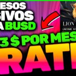 🔴 GANA 13 $ AL MES GRATIS 🔴 NUEVO JUEGO NFT PAGA BUSD  INGRESOS PASIVOS Lion Kingdom