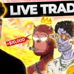 LIVE TRADING THE NEXT 100X NFTs TO BUY NOW! Y00TS, DEGODS, TAIYO ROBOTICS, MARKET NEWS | JERZY NFT