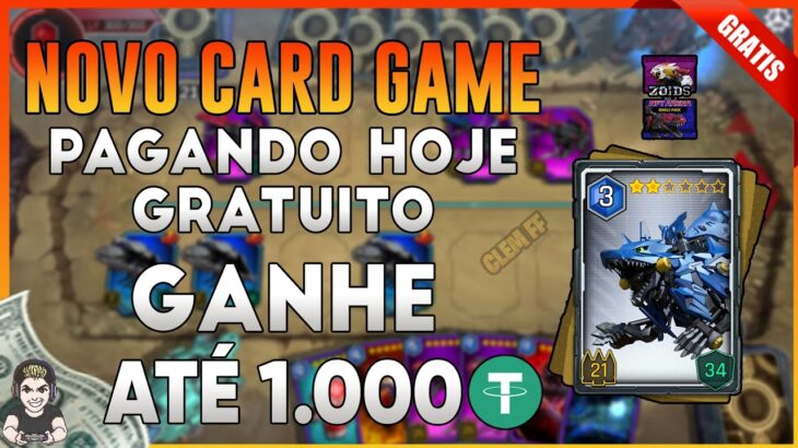 NOVO JOGO NFT GRÁTIS PARA JOGAR E GANHAR – CARD GAME – ZOIDS WILD NFT ARENA