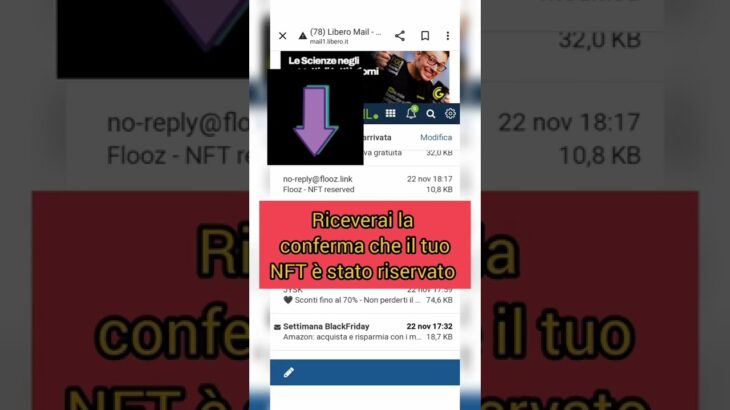 Riserva via email il tuo #niftynaples NFT di ringraziamento