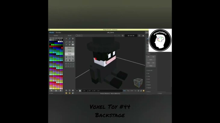 Voxel Toy 44 NFT (Making NFT Backstage)