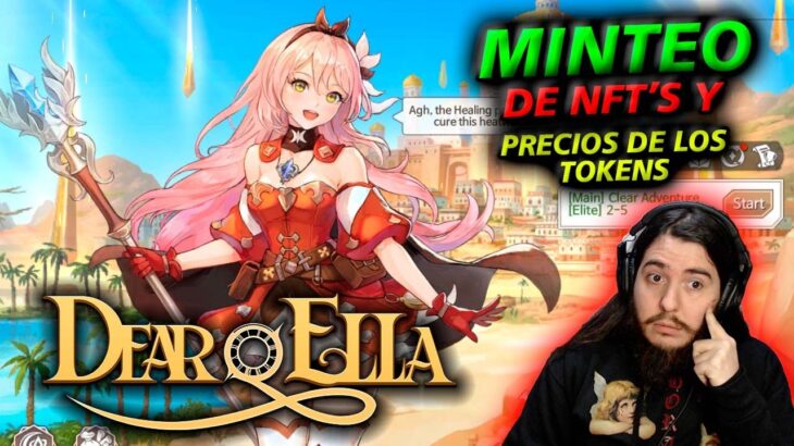 dear ella MINTEO DE NFT | precio de los TOKENS | 2 usd diarios mintenado NFT idle en C2X come to us