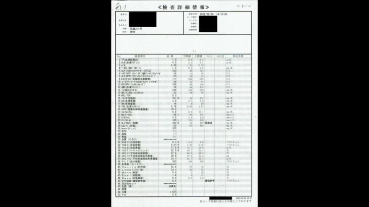 【002】重度の糖尿病、ヘモグロビンa1c 14.7！