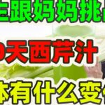 医生和患有糖尿病妈妈挑战喝芹菜汁100天后发生了什么？芹菜汁能降血压、降血脂、防癌抗癌？芹菜汁怎样喝最健康？｜芹菜汁减肥｜芹菜汁减脂｜芹菜汁降血压｜芹菜汁做法｜芹菜汁抗癌｜芹菜汁治疗失眠｜