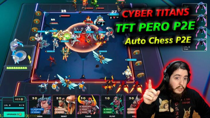 Auto Chess TFT – p2e nft – cyber titans en la plataforma ELIXIR en 2023