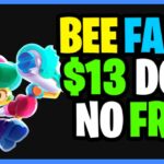 BEE FARM NFT NOVO PLAY TO EARN PAGANDO NO MODO FREE 13 DOLL DE GRAÇA