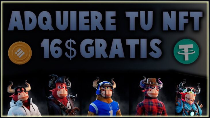 💰BULL NFT CLUB: ADQUIERE TU NFT TOTALMENTE GRATIS POR UN VALOR DE 16$ DOLARES | GANA USDT GRATIS💰