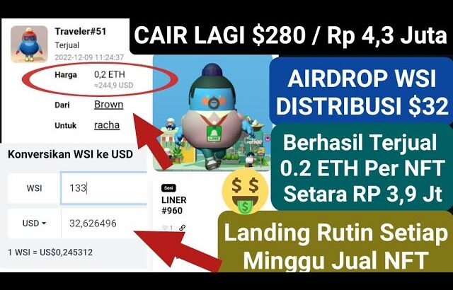 CAIR TERUSSS, Update NFT Baru Dosi & Token Wesendit Distribusi Rp 500 Ribu