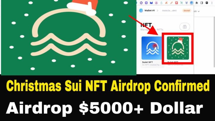 Christmas Sui NFT Airdrop Confirmed || Sui Network Airdop 110% || Airdrop $5000+ Dollar