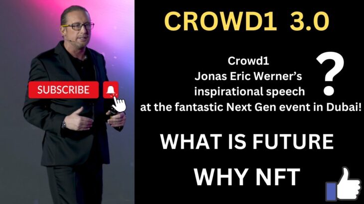 Crowd1 FounderJonas Eric Werner’s exciting updates regarding Web3 revolution NFT BLOCKCHAIN @PARK18