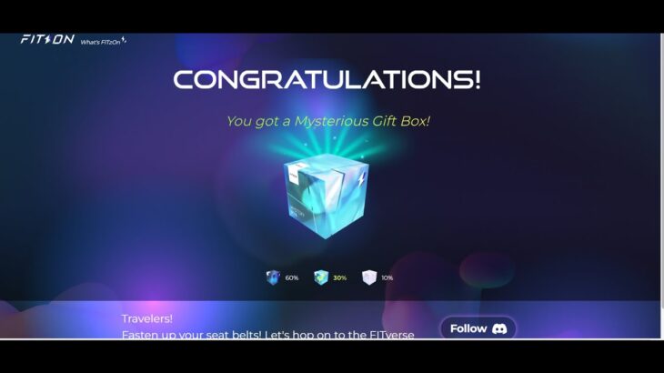 Hướng dẫn nhận 01 #NFT Mysterious Gift Box dự án Airdrop  FITzOn