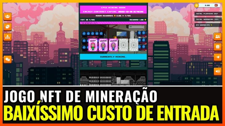 NOVO JOGO NFT DE MINERAÇÃO MUITO BARATO PARA INICIAR! DOS CRIADORES DE MINERBLOX