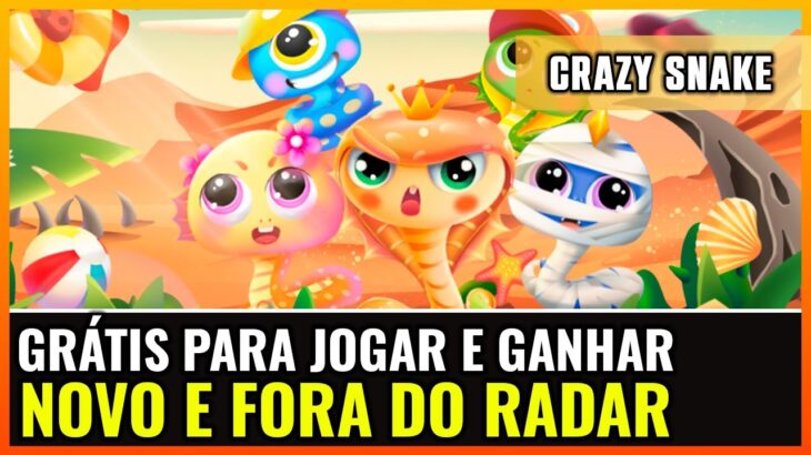 NOVO JOGO NFT GRÁTIS PARA JOGAR E GANHAR – CRAZY SNAKE